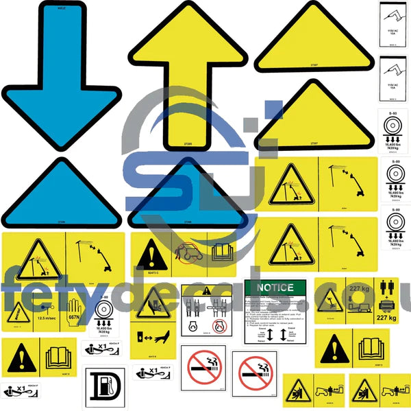 S85 Safety Decal Kit